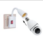 Adjustable / Flexible E27 Lamp Bulb / CCTV Camera Holder Socket - UK 3 Pin Plug - Image 4