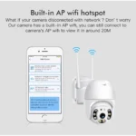 V380 Pro 5MP/2MP Dual Light Rotatable Outdoor Weatherproof PTZ Wireless Wifi CCTV Camera - Image 7