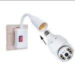Adjustable / Flexible E27 Lamp Bulb / CCTV Camera Holder Socket - UK 3 Pin Plug - Image 3