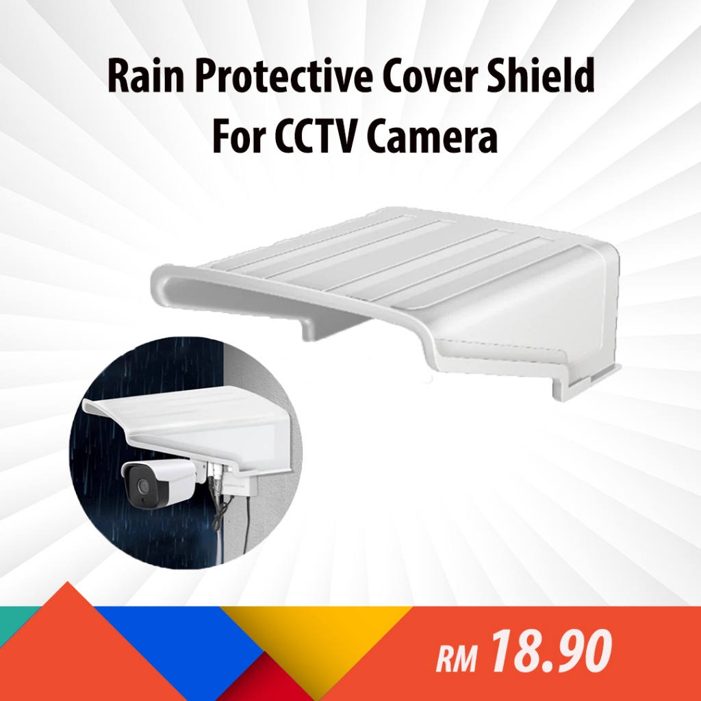 my-11134207-7ras9-m112ox3f3n4d52 Rain Waterproof Protective Cover Shield for Outdoor CCTV Camera - Extend Camera Life Span - Image 1