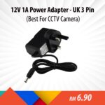 12V DC 2A / 1A CCTV Power Supply Adapter - 5.5mm x 2.5mm Connector / Led Indicator Light
