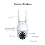 Eseecloud 4Ch 5MP / 3MP Wireless PTZ CCTV Camera Kit + 10CH Wireless NVR - Image 10