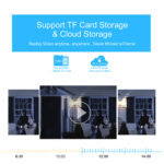 YOOSEE 4MP 2560x1440p 36 Lights Outdoor Rotatable PTZ Weatherproof Wireless Wifi CCTV Camera - Image 9