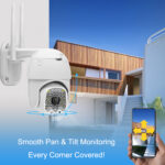 YOOSEE 4MP 2560x1440p 36 Lights Outdoor Rotatable PTZ Weatherproof Wireless Wifi CCTV Camera - Image 4