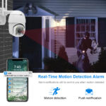 YOOSEE 4MP 2560x1440p 36 Lights Outdoor Rotatable PTZ Weatherproof Wireless Wifi CCTV Camera - Image 5