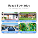 YOOSEE 4MP 2560x1440p 36 Lights Outdoor Rotatable PTZ Weatherproof Wireless Wifi CCTV Camera - Image 6