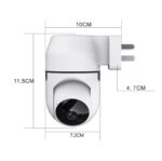 YOOSEE 2MP 1080p Full HD Wall Power Socket Type Dual Light PTZ Wireless Wifi CCTV Camera - Image 8