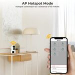 Yoosee 8MP Dual Lens / Double Screen Indoor PTZ 360 Rotatable Wireless Wifi Smart IP CCTV Camera - Image 12