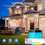 YOOSEE 6MP 3 Lens Dual Screen 10x Optical Zoom Outdoor PTZ Wireless Wifi CCTV Camera - Image 9