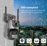 YOOSEE 6MP Dual Lens Weatherproof Outdoor PTZ Wireless Wifi Smart IP CCTV Camera - Image 5