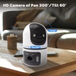 Yoosee 8MP Dual Lens / Dual Screens Indoor PTZ Wireless Wifi Smart IP CCTV Camera - Image 2