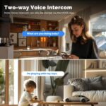 Yoosee 8MP Dual Lens / Dual Screens Indoor PTZ Wireless Wifi Smart IP CCTV Camera - Image 5