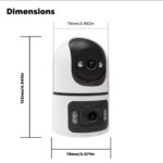 Yoosee 8MP Dual Lens / Dual Screens Indoor PTZ Wireless Wifi Smart IP CCTV Camera - Image 6