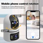 Yoosee 8MP Dual Lens / Dual Screens Indoor PTZ Wireless Wifi Smart IP CCTV Camera - Image 10